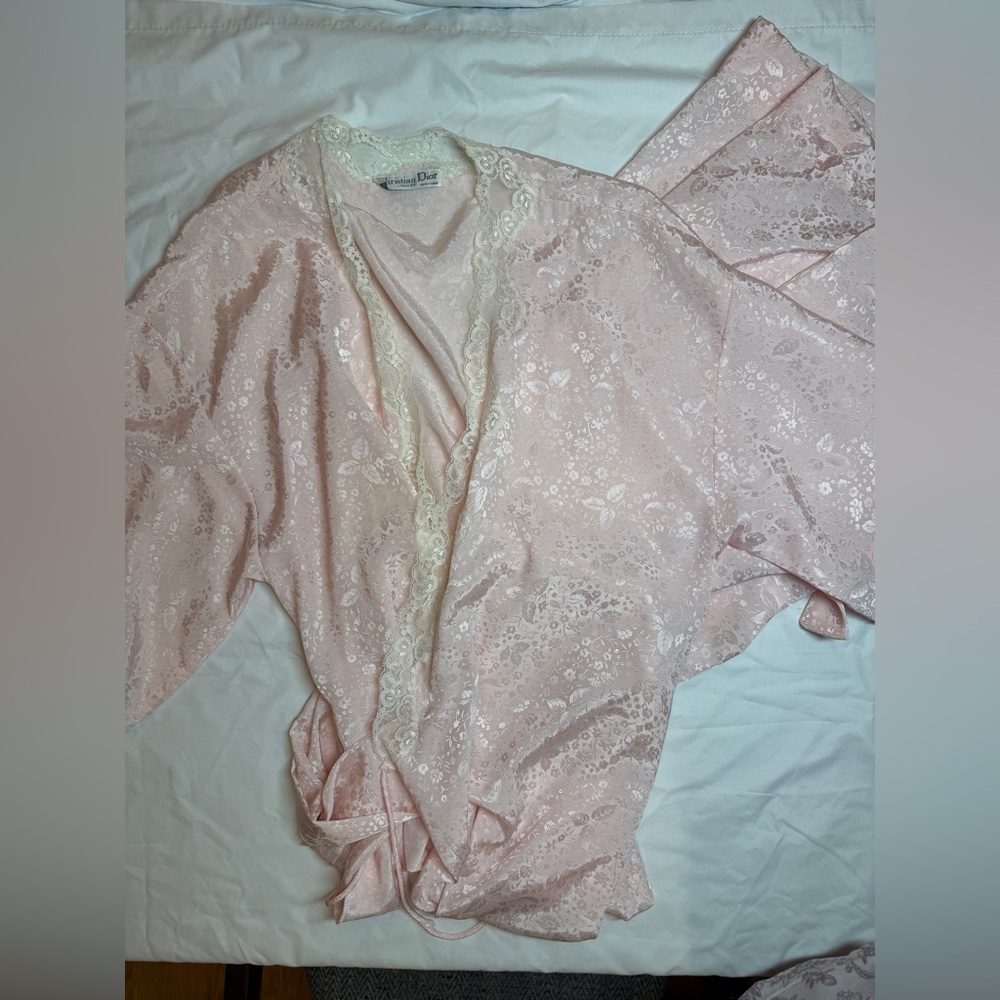 Vintage Christian Dior Lingerie Robe